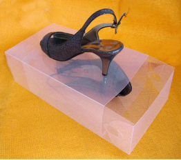 transparent plastic box for high-heeled shoes